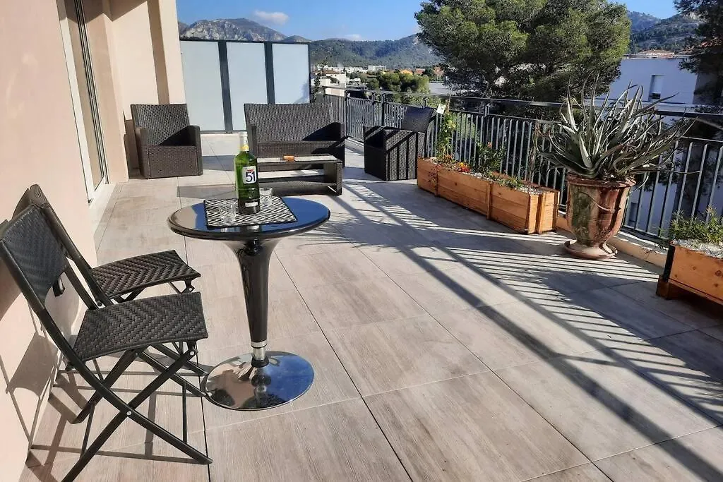Terrasses Parc National Des Calanques-Sormiou Apartman Marseille Franciaország